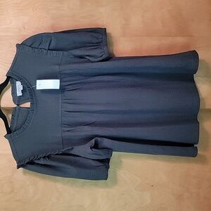 Loft Outlet Green Short Sleeve Shirt